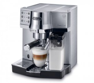 Ekspres   ciśnieniowe automatyczne, kolbowy    DeLonghi  EC 850.M (1450W; kolor srebrny) (WYPRZEDAŻ)