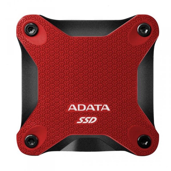 Dysk zewnętrzny SSD ADATA SD600Q (240GB; 2.5&quot;; USB 3.2; czerwony)