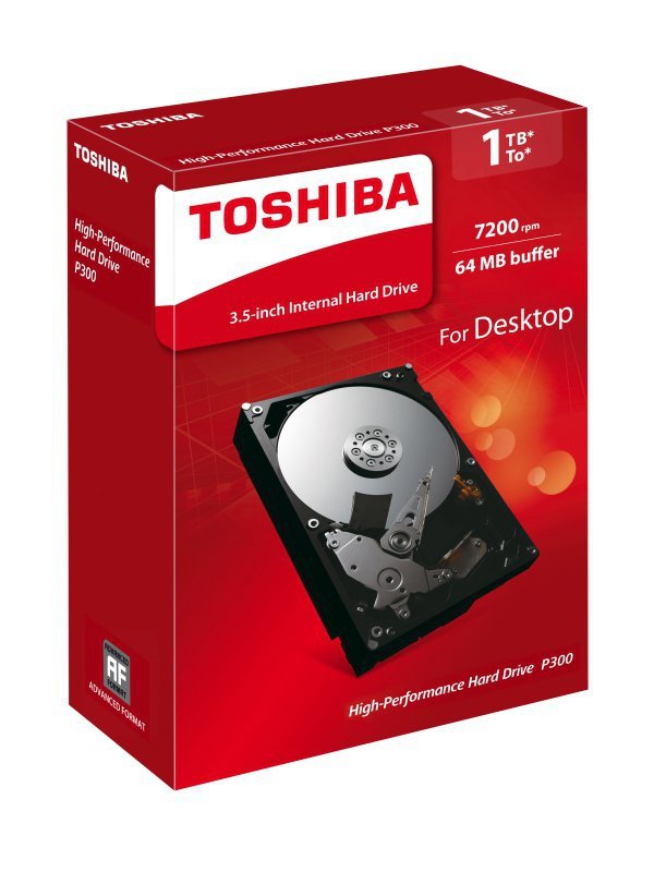 Dysk HDD Toshiba P300 HDWD220UZSVA (2 TB ; 3.5&quot;; 128 MB; 5400 obr/min)