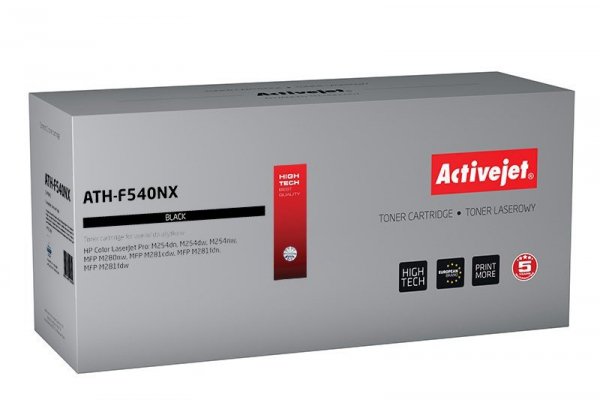 Toner Activejet ATH-F540NX (zamiennik HP 203X CF540X; Supreme; 3200 stron; czarny)