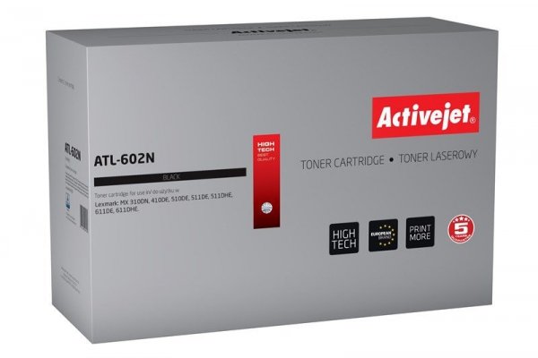Toner Activejet ATL-602N (zamiennik Lexmark 60F2H00; Supreme; 10000 stron; czarny)