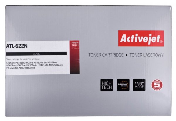 Toner Activejet ATL-622N (zamiennik Lexmark 56F2H00; Supreme; 15000 stron; czarny)