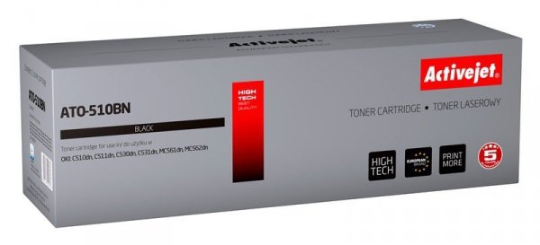 Toner Activejet ATO-510BN (zamiennik OKI 44469804; Supreme; 5000 stron; czarny)
