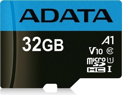 Karta pamięci z adapterem ADATA Premier AUSDH32GUICL10A1-RA1 (32GB; Class 10, V10; + adapter)