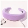 Opaska turban charlotte Fiolet  4 cm O437
