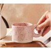 Ceramiczny, nakrapiany kubek z uchem 275 ml Szkliwiony CUP29