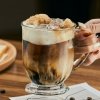 Filiżanka szklanka ryflowana duża 500 ml 1szt SZK159