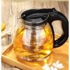 Żaroodporny dzbanek z zaparzaczem i pokrywką  2000 ml - DZ08