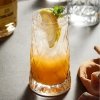 Zestaw 3 szklanek falowanych wysokich 475 ml grube szkło SZK184ZESTAW3