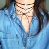 NASZYJNIK CHOKER MOON STAR - N481