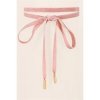 NASZYJNIK CHOKER VELVET - RÓŻOWY N484R