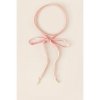 NASZYJNIK CHOKER VELVET - RÓŻOWY N484R