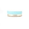 NASZYJNIK CHOKER KORONKA - NIEBIESKI N520N