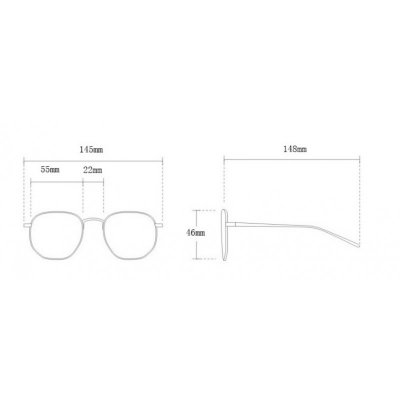 Okulary przeciwsłoneczne unisex romb OK208R