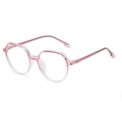 Okulary &quot;zerówki&quot; owal złoto gold rose OK242wz3