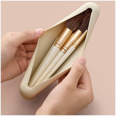 Silikonowe etui na pędzle do makijażu 20 cm wodoodporne PZ44WZ1