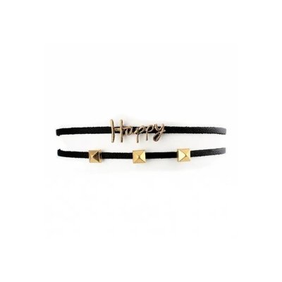 NASZYJNIK CHOKER &quot;HAPPY&quot; N489