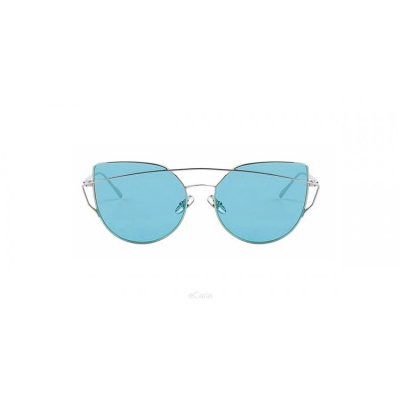 Okulary przeciwsłoneczne GLAM ROCK FASHION Niebieskie Transparentne OK21WZ15