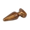 DUŻY ZŁOTY KOREK ANALNY PLUG ZATYCZKA 15,5 CM
