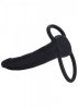 Silicone Dual Penetrator Black