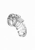 Model 02 - Chastity - 3.5 - Cock Cage - Transparent