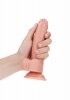 Curved Realistic Dildo  Balls  Suction Cup - 7/ 18 cm