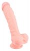 Dildo silikonowe medyczne z przyssawką 24 cm