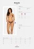 Bielizna-Bravelle stringi otwarte czarne  S/M