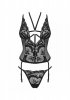 Bielizna-Alessya gorset czarny  XS/S