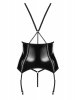 Bielizna- Stormea gorset i stringi  S/M czarny