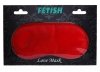 Maska na oczy do spania Sexu Satynowa Red
