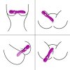 Wibrator 2w1 Stymulator Punktu G Łechtaczki USB Purple
