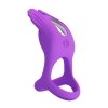 PRETTY LOVE - VIBRANT PENIS RING SILAS Black, 7 vibration functions