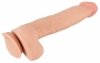 Dildo z ruchomą skórą 24,7cm Nature Skin