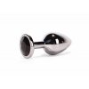 Korek analny Secret Shine Black Jewell 7,1cm X-MEN