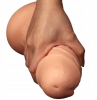 ZAKRZYWIONY PENIS WIELKIE CIĘŻKIE DILDO XXL NA PRZYSSAWCE