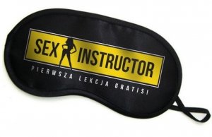 Maska- Opaska na oczy SEX INSTRUCTOR'