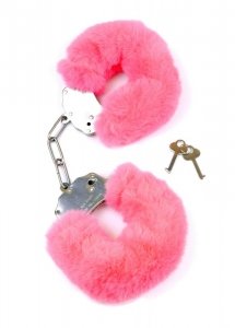 Kajdanki Fetish B - Series- Furry Cuffs Pink 