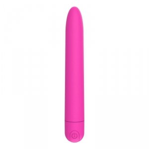 Klasyczny Gładki Wibrator Damski Różowy 10 Trybów 18cm