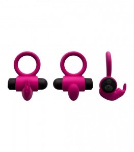 E9 PINK RECHARGEABLE VIBRATING RING