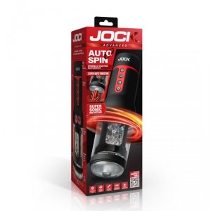 Auto Spin - Spinning and Thrusting Masturbator - Transparent/Black