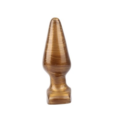 DUŻY ZŁOTY KOREK ANALNY PLUG ZATYCZKA 15,5 CM