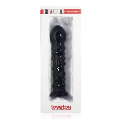 7&quot; Glass Romance Black