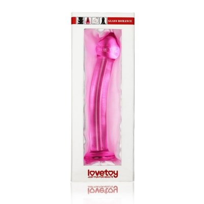 7.5&quot; Glass Romance Pink
