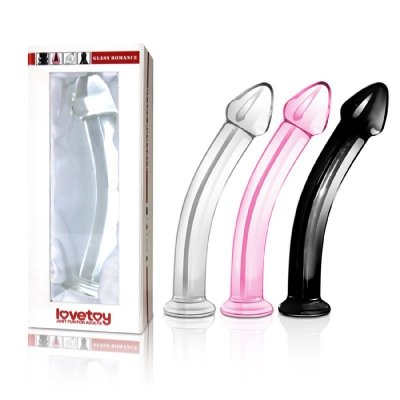 7.5&quot; Glass Romance Pink