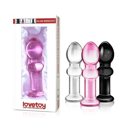 4.5&quot; Glass Romance Pink