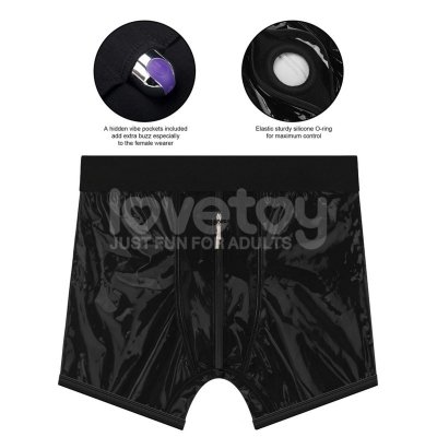 Chic Strap-On shorts (28 - 31 inch waist) Black