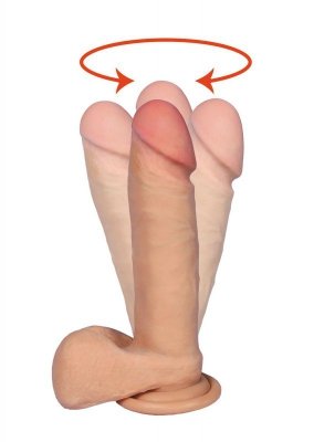 Wibrator Naturalny Penis z Jądrami Pilot 20,5 cm