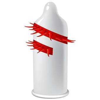 Prezerwatywy z wypustkami i kolcami EGZO Dragon Lord`s
