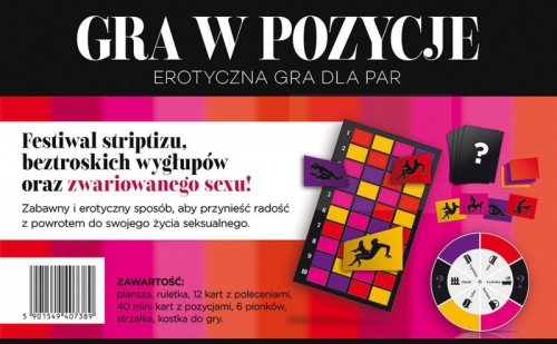 Gra w Pozycje - Planszowa Erotyczna Gra dla Par